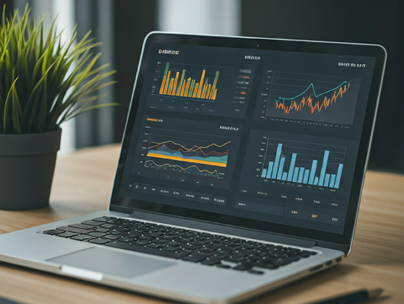 SME Dashboard on Laptop